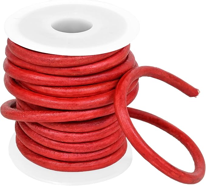 GENIQUE Real/Genuine Round Leather String Cord - Image 4