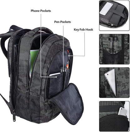 MATEIN 17.3 Inch Computer Backpack, Extra Large TSA Friendly Travel Laptop - Image 4