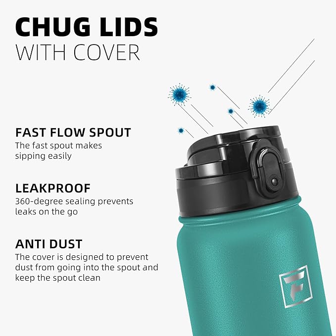 Fanhaw 20 oz Insulated Stainless Steel Water Bottle - Image 4