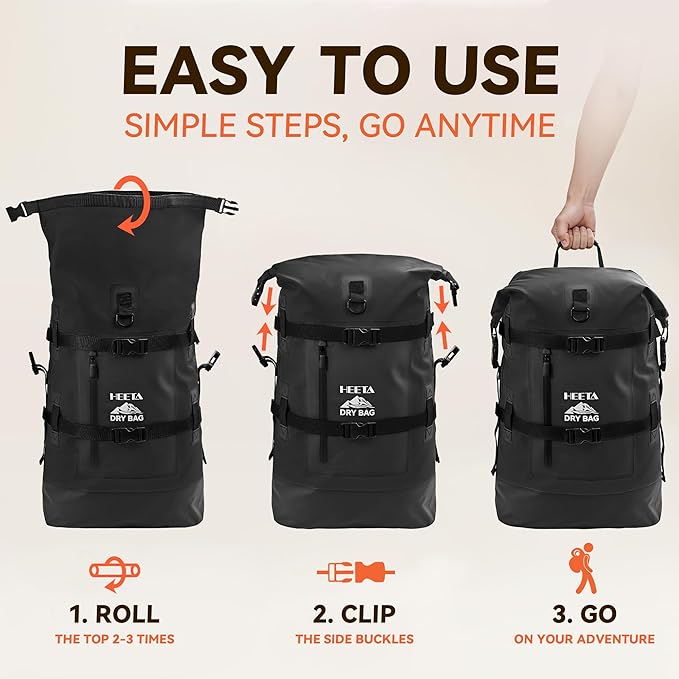 HEETA Dry Bags Waterproof Backpack 40L - Image 3