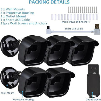 GoHonor All New Blink Outdoor 4th Gen Camera Mounting Brackets, 5 Pack - Image 7