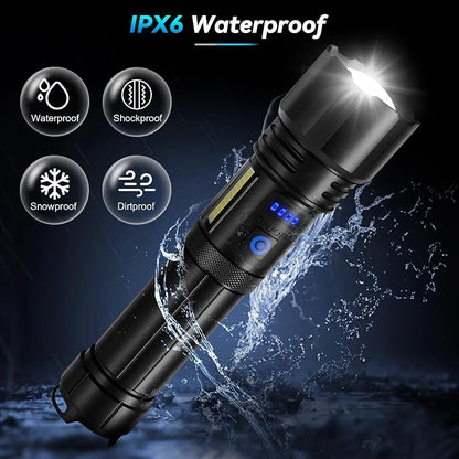 Flashlight Rechargeable Flashlights High Lumens, 000 LM Bright LED Flashlight - Image 6