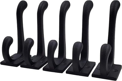Claimed Corner Cast Iron Coat Hooks - Image 6