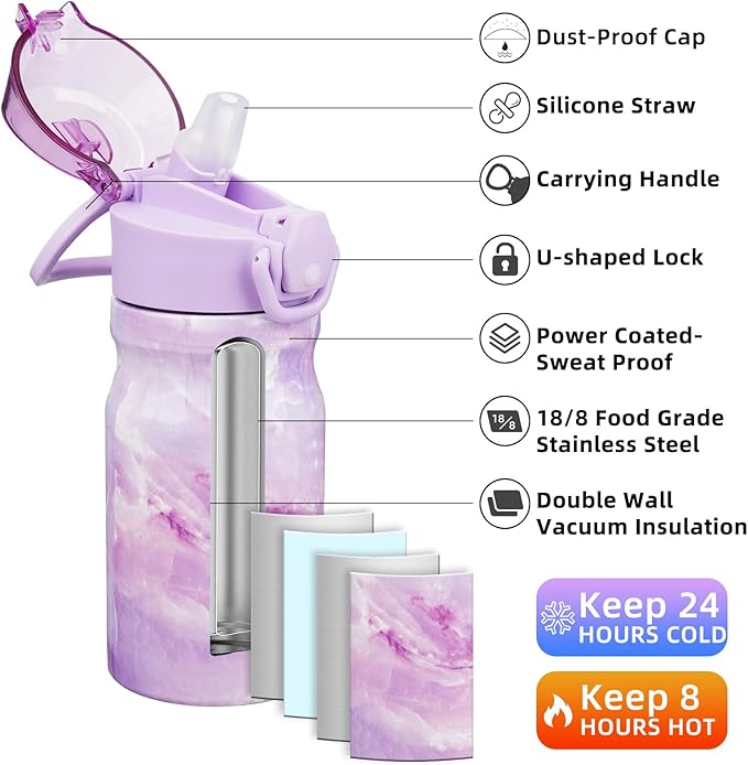 BJPKPK Stainless Steel Insulated Water Bottle - Image 2