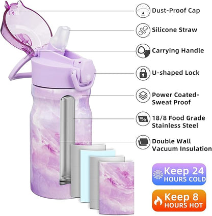 BJPKPK Stainless Steel Insulated Water Bottle - Image 2