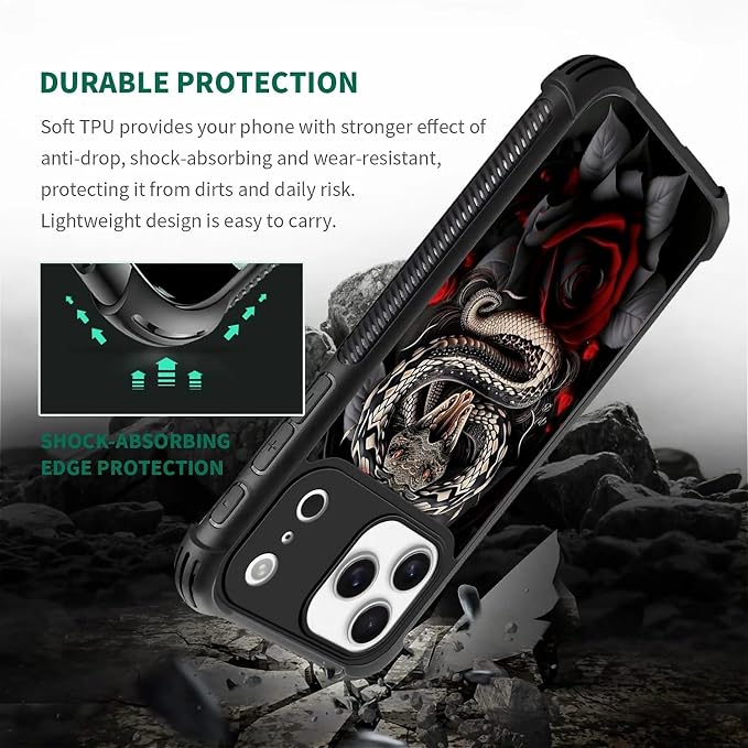 for iPhone 17 Pro Max Case, for MagSafe Graphic Design for Girl Boy Soft - Image 6