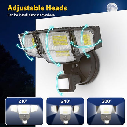 Abovizo 90W Motion Sensor Outdoor Lights, 10000LM LED Flood Light Outdoor - Image 6