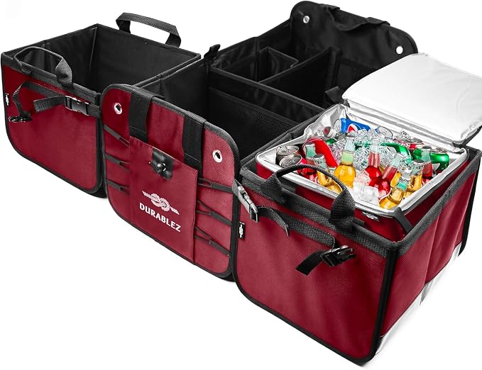 Car Cooler Bag for Trunk Organizer – Insulated Thermal Carrier for Groceries - Image 5