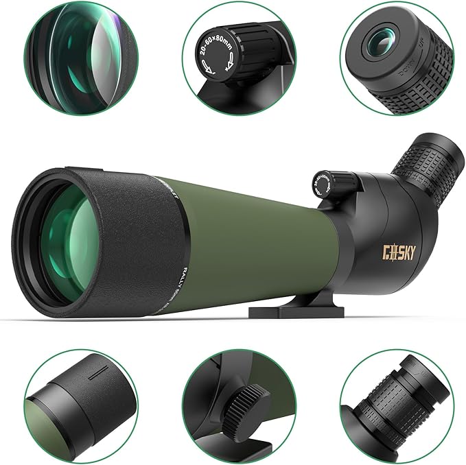 Gosky Flagship DiamondEdge 20-60x80 Spotting Scope - Image 4