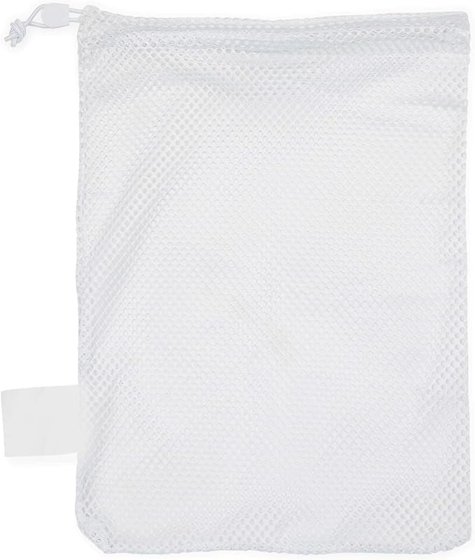 Champion Sports Mesh Equipment Bag – Heavy-Duty Nylon Drawstring Bag by ChampionSports