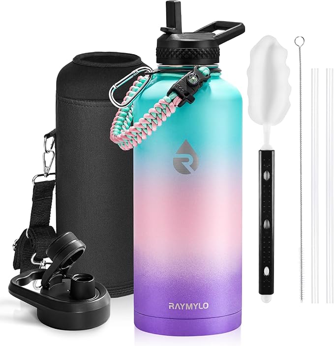 RAYMYLO Insulated Water Bottle 87 oz, Triple Wall Vacuum Stainless Steel by RAYMYLO