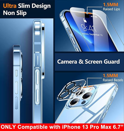 SPIDERCASE Only Designed for iPhone 13 Pro Max Case, Slim Thin Phone Case Only - Image 5