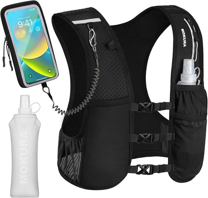 MOKURA Running Vest for Women Men, Lightweight Hydration Vest by MOKURA