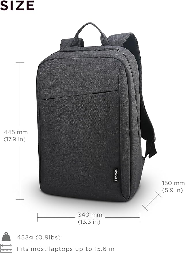 Lenovo Laptop Backpack B210, 15.6-Inch Laptop/Tablet, Water-Repellent, - Image 6