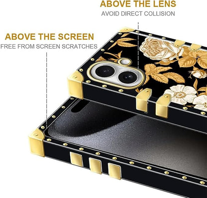 for iPhone 17 Case Luxury Golden Decoration - Image 7
