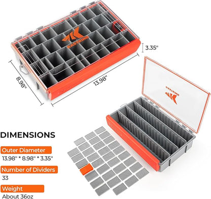KastKing HyperSeal Waterproof Tackle Box, 3700 Deep Tackle Trays, Fishing - Image 8