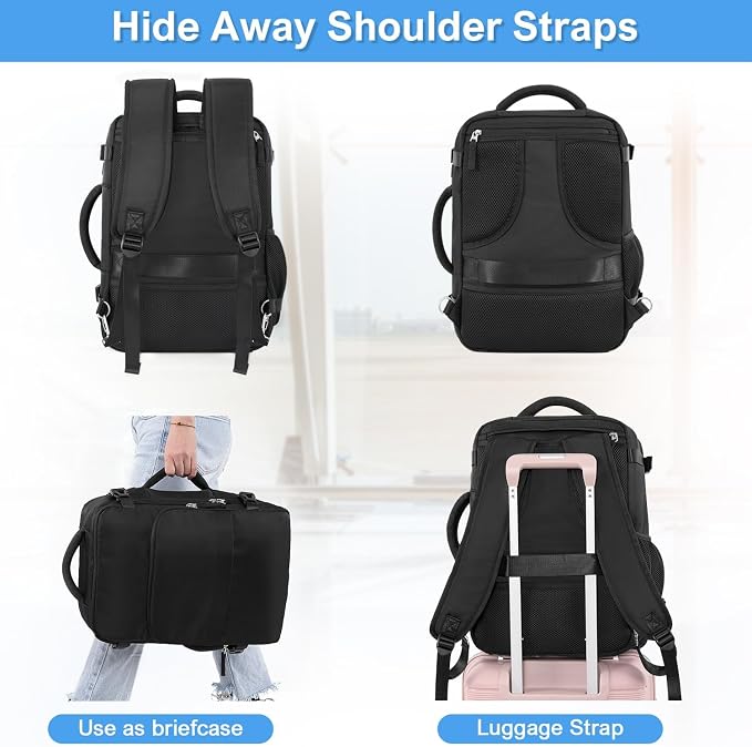 Sinaliy Travel Backpack for Men Women, Personal Item Travel Bag - Image 9