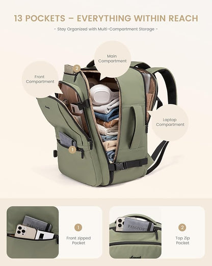 LOVEVOOK Travel Backpack for Women & Men, 50L Large Carry On Backpack Airline - Image 8