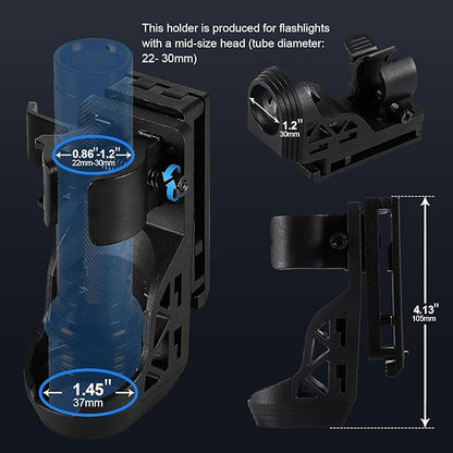 SAOPRKLER Tactical Flashlights High Lumen-Police 1200 LM Flashlight - Image 6