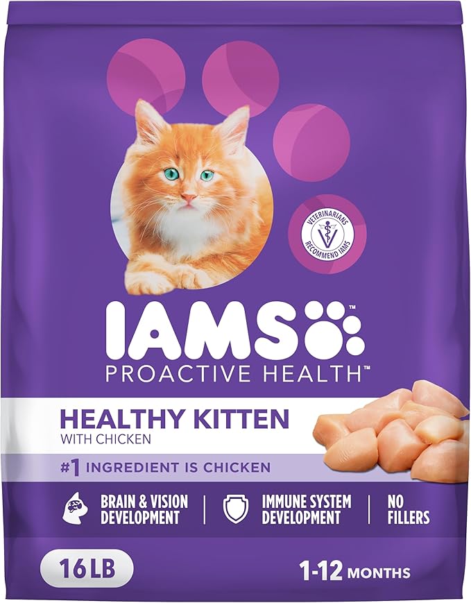IAMS Proactive Health Kitten Dry Cat Food, Healthy Kitten Food Dry Recipe by IAMS
