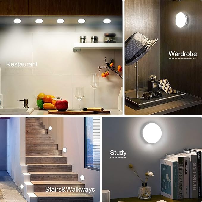 Motion Sensor Light Indoor, 3 Pack Rechargeable Night Light, Wide Detection - Image 7