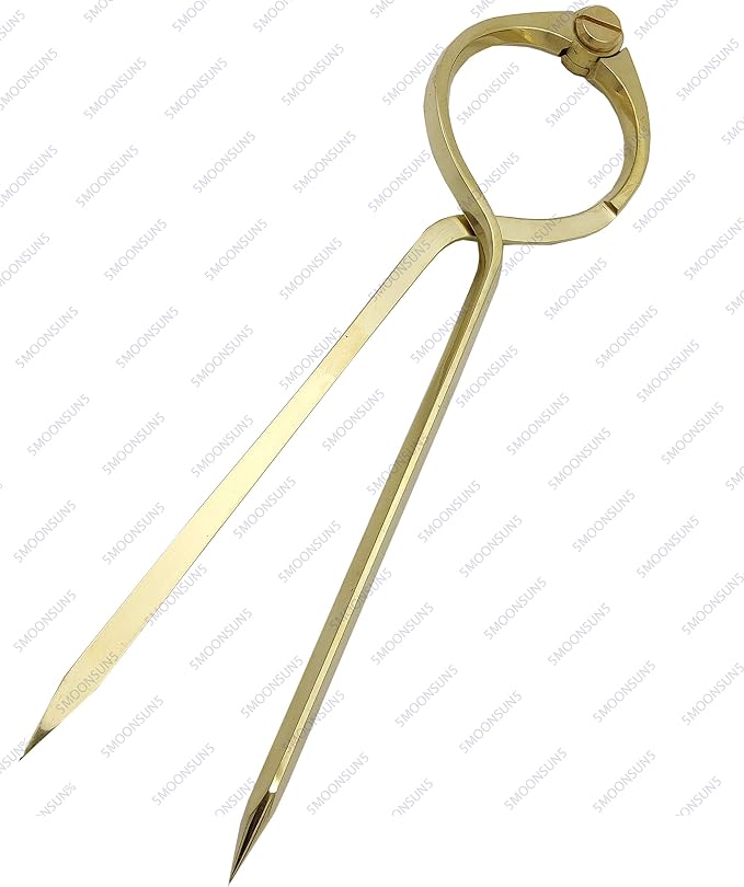 5MoonSun5's Vintage Navigation Straight Pattern Artist Divider Solid Brass - Image 5