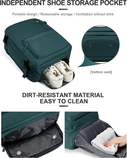WONHOX Large Travel Backpack Carry on Flight Approved Laptop Work Business - Image 6