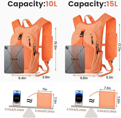 Small Hiking Backpack 15L- Lightweight Packable Foldable Backpack - Image 5