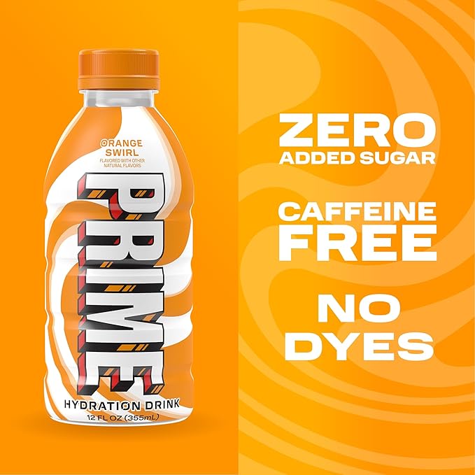 PRIME Hydration Ice Pop & Orange Swirl Sports Drinks - Image 6