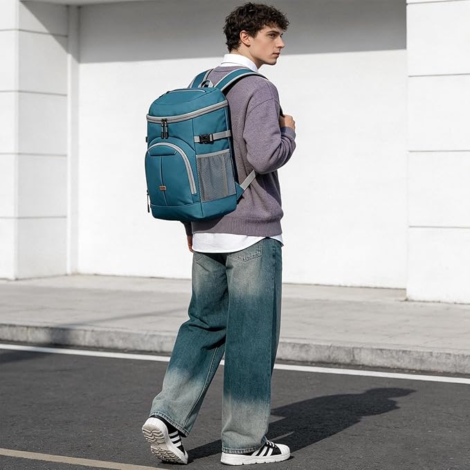 Pritent Cooler Backpack for Men Women Insulated Waterproof Backpack Cooler Leak - Image 2