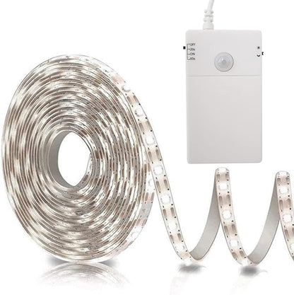 echosari Battery Operated Motion Sensor Cabinet Strip Lights, 9.8Ft 90 LED by echosari