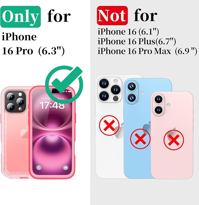 Cozycase for iPhone 16 Pro Case Waterproof - Image 2