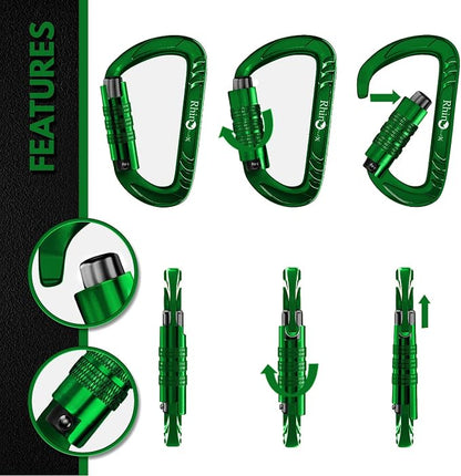 Rhino Produxs 12kN Heavy Duty Carabiner Clips, - Image 4