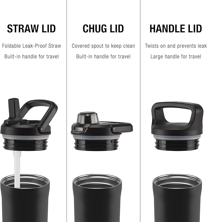 ZULU Base 40oz Stainless Steel Water Bottle - Image 3