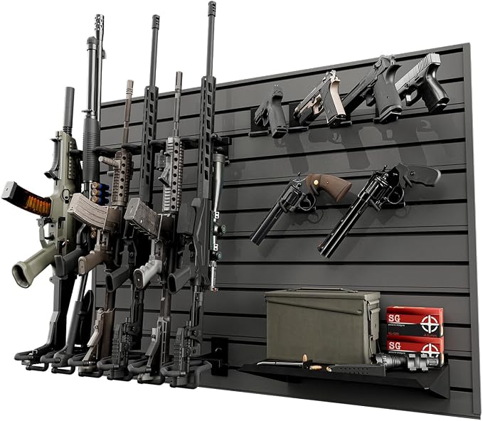 Hold Up Displays Gun Wall Mount Display, Modular Tactical Wall by HoldUpDisplays