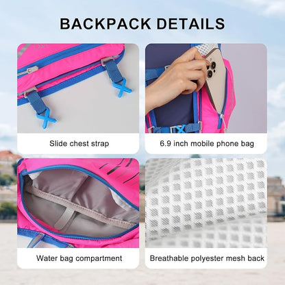 INOXTO Running Hydration Vest Backpack, Lightweight Insulated Pack - Image 6