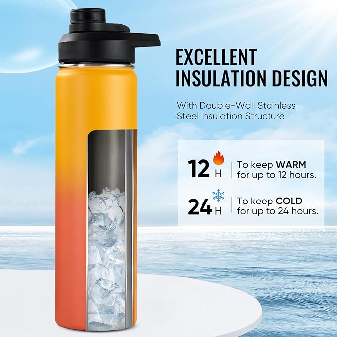 Fijinhom 24 oz Insulated Water Bottle - Image 2