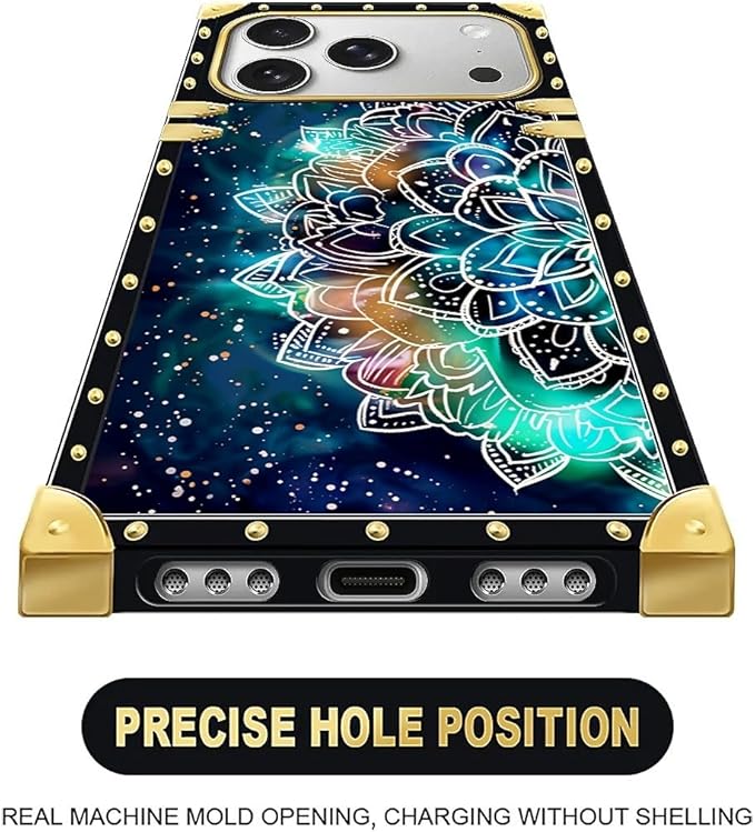 for iPhone 17 Pro Case Luxury Golden Decoration - Image 5