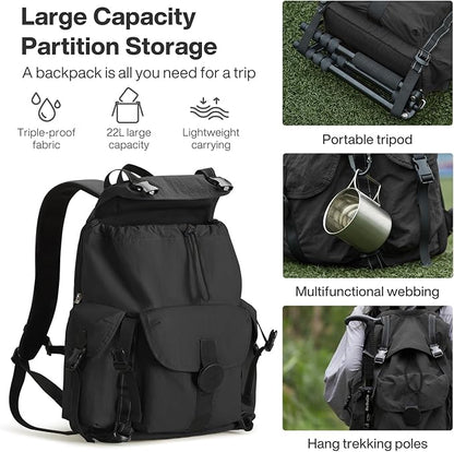 mixi Travel Backpack for Women Men, 18 Inch Carry On Laptop Backpack Flight - Image 2