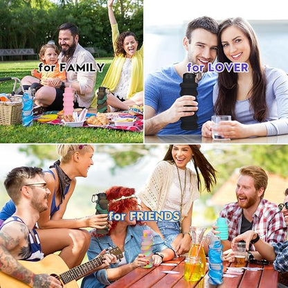 Collapsible water bottles 3 Pack - Image 8