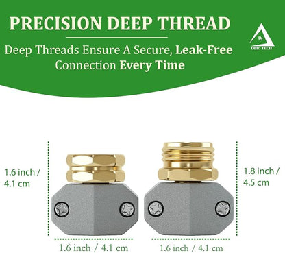 DBR Tech® Hose Repair Kit – Fix Leaks on 3/4 & 5/8 inch Garden Hoses, 4 Set - Image 8