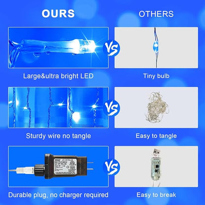 JMEXSUSS 300LED Curtain Lights - Image 7