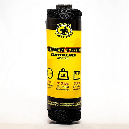 Team Catfish Power Twine – Coated Nylon Bank Line by TeamCatfish