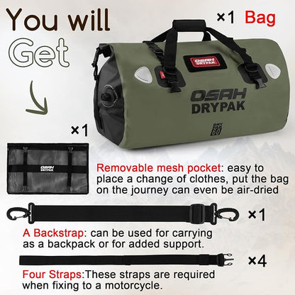 OSAH DRYPAK Waterproof Duffel Bag - Image 7
