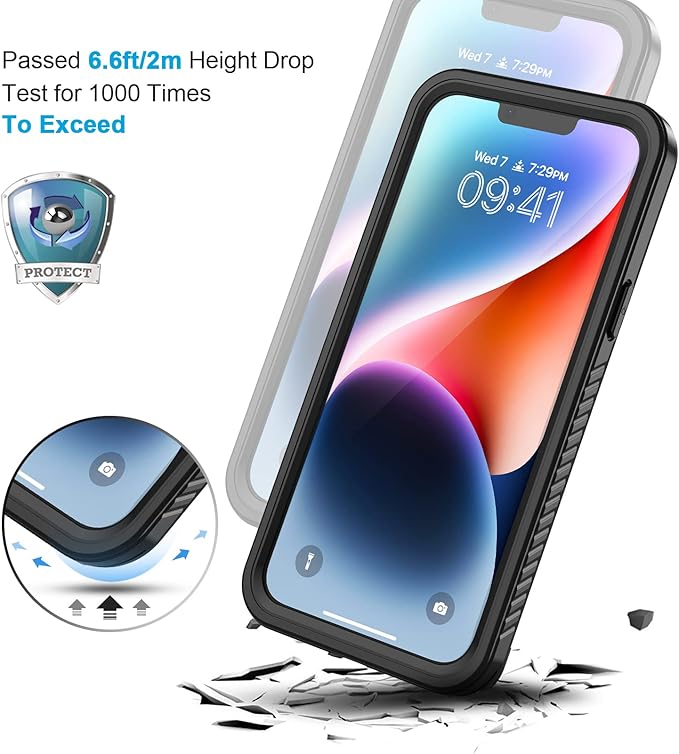 Lanhiem for iPhone 14 Case, IP68 Waterproof Dustproof - Image 5