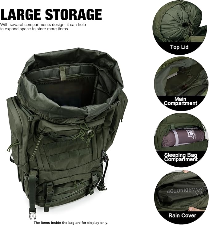 Mardingtop 60L Military Internal Frame Backpack - Image 4