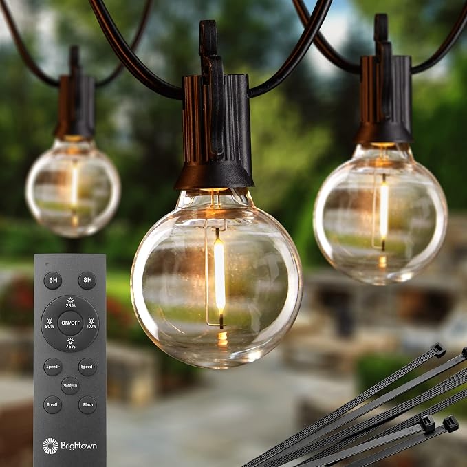 Brightown Led String Lights Outdoor 108Ft by Brightown
