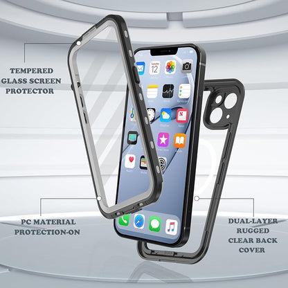 for iPhone 14 Case Waterproof, Full-Body Hard Case Built-in - Image 5