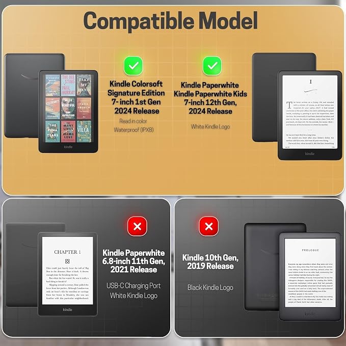 TNP Stand Case for Kindle Paperwhite 12th Generation 2024 / Kindle Colorsoft - Image 2