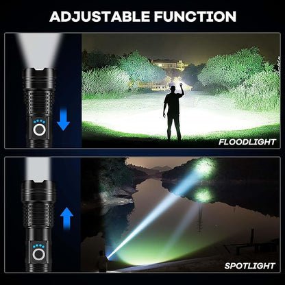 MIXILIN Rechargeable Flashlights High Lumens, 4 Pack 99, 000 Lumens Super - Image 6